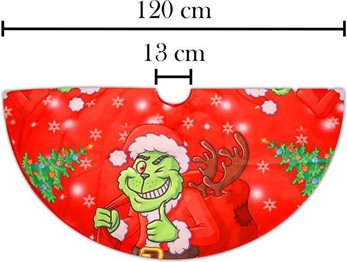 Actual product image Hermex Christmas tree rug Christmas tree skirt Christmas tree rug Tree skirt mat