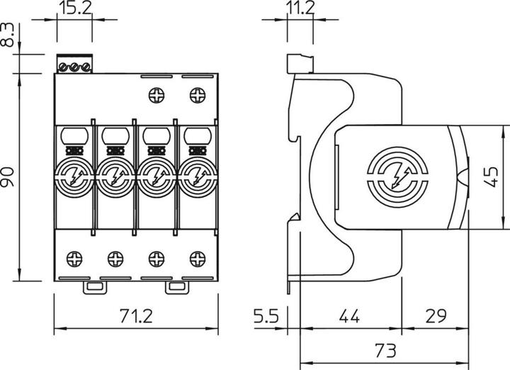 Immagine prodotto OBO Bettermann OBO SurgeController V20 tripolare N