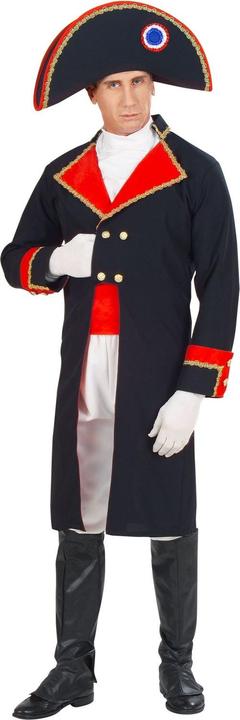 Produktbild Widmann Napoleon Bonaparte Schlacht Uniform mit Jacke, Jabot, Hose, Gürtel, Stiefelüberzieher, Hut (XL)