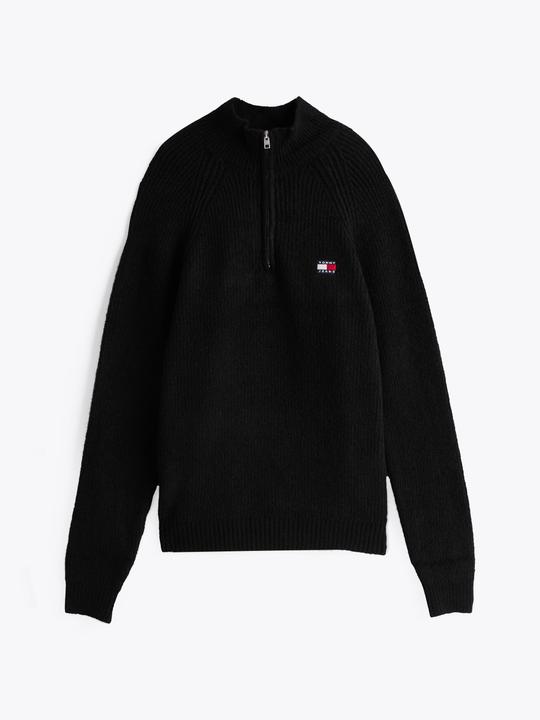 Immagine prodotto Tommy Hilfiger Tommy Jeans Regular Trui met 1/4 zip Heren - Zwart - Maat M (M)