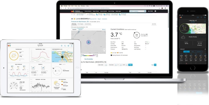 Produktbild Bresser Wetterstation Weather Center 5-in-1 WLAN Prof. Sensor