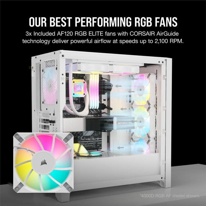 Actual product image Corsair iCUE 5000D RGB Airflow (ATX, mATX, Mini-ITX)