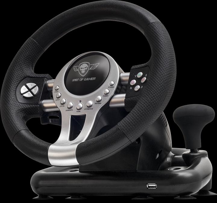 Actual product image Spirit Of Gamer Race Wheel Pro 2 (Xbox Series X, Xbox One S, Xbox Series S, PS3, PC, PS4, Xbox One X)