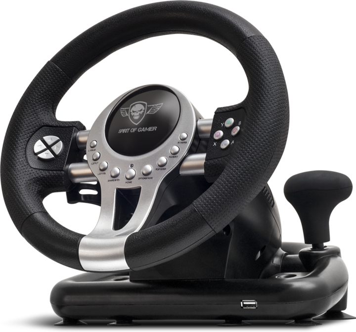 Actual product image Spirit Of Gamer Race Wheel Pro 2 (Xbox Series X, Xbox One S, Xbox Series S, PS3, PC, PS4, Xbox One X)