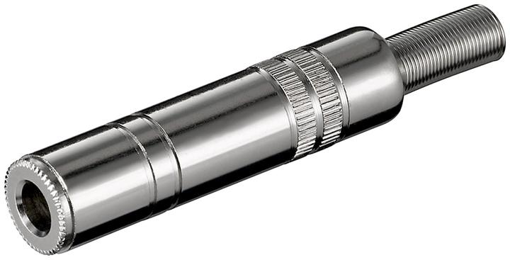 Actual product image Goobay jack coupling - 6,35 mm - stereo