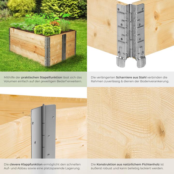 Actual product image tectake raised bed