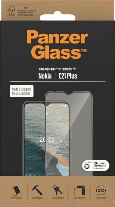Actual product image PanzerGlass Case Friendly (1 Piece, Nokia C21)