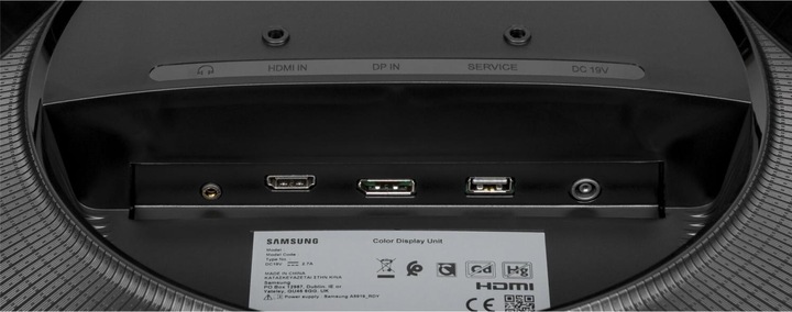 Actual product image Samsung Odyssey G5 C32G54TQBU (2560 x 1440 pixels, 32")