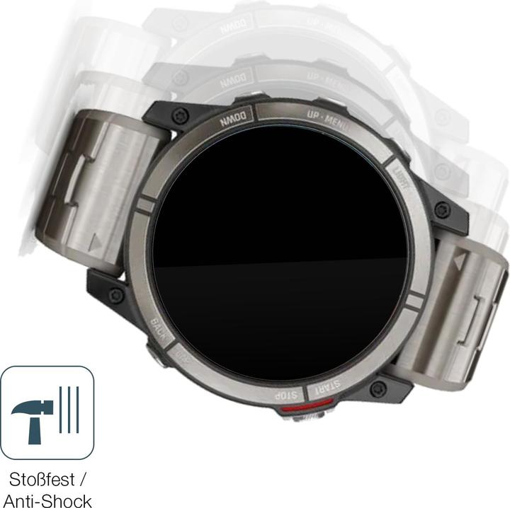 Actual product image Dipos Anti-Shock Screen Protector Clear (Garmin Quatix 7X)