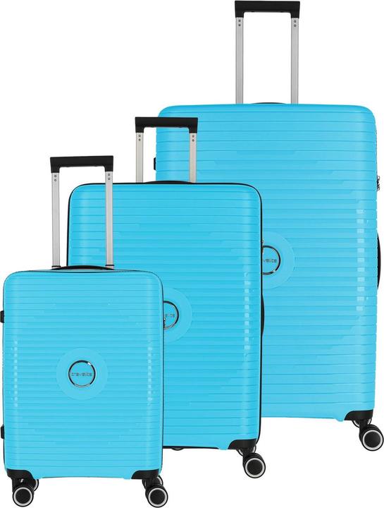 Image du produit Travelite Orbita Ensemble de valises à 4 roulettes 3 pièces avec soufflet extensible (208 l)