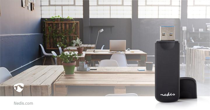 Produktbild Nedis CRDRU3100BK Kartenleser Schwarz (USB 3.0)