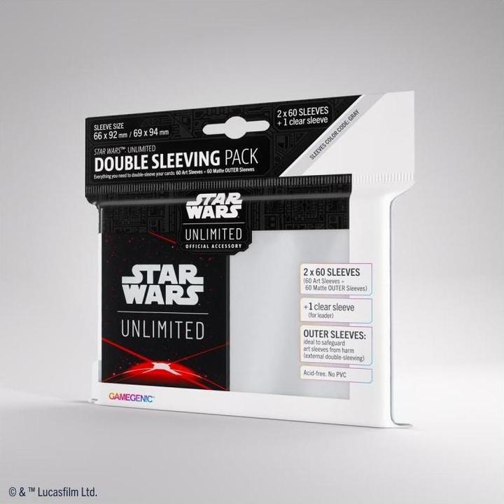 Produktbild Gamegenic GGS15036 - Star Wars: Unlimitiert Art Sleeves Doppelpack, Space Rot