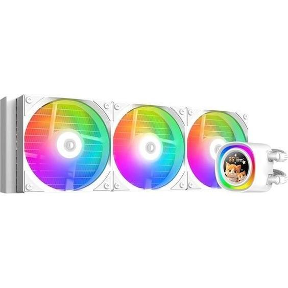 ID-Cooling FX360 LCD WHITE - CPU Vandkling - Max 25 dBA, Raffreddamento ad acqua CPU, Bianco