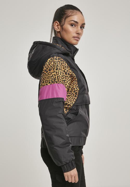 Actual product image Urban Classics Ladies AOP Mixed Pull Over Jacket (XS)