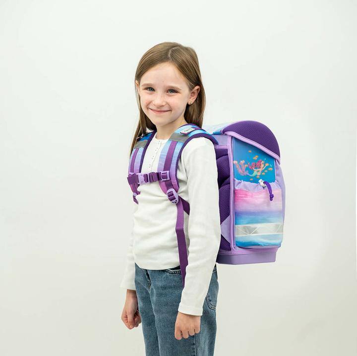Produktbild Belmil CLASSY Schulrucksack 4-teiliges-Set Beautiful Mermaid (19 l)