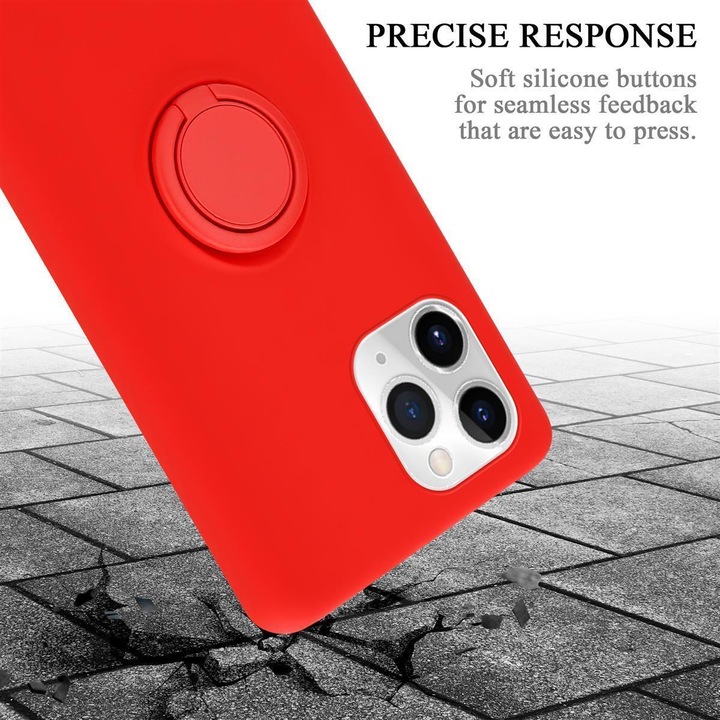 Actual product image Cadorabo TPU Liquid Ring Silicone Case Cover (Apple iPhone 11 Pro)