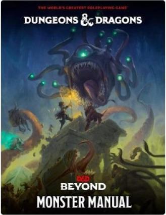 Produktbild Wizards of the Coast Dungeons & Dragons RPG Monster Manual 2024 englisch (Englisch)