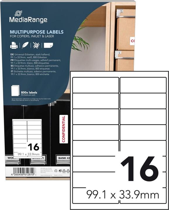 Actual product image MediaRange Permanent adhesive