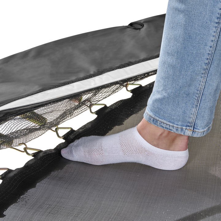 Produktbild Exit Allure Classic Bodentrampolin 244x427cm - schwarz (266 cm)