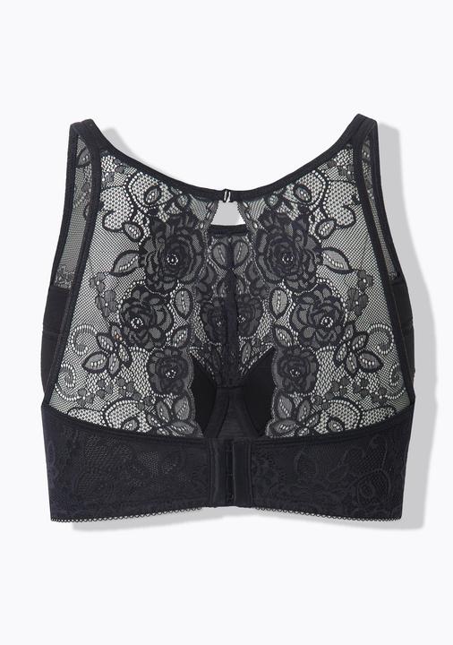 Actual product image TruYou High Neck Lace Panel Underwire Bra (110 E)