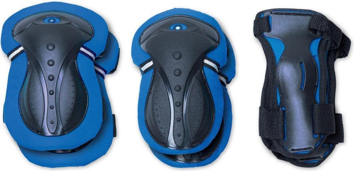 Immagine prodotto Globber Set Schooner Junior (XS, Ginocchiera, Protettori gomito, 6 pezzi)
