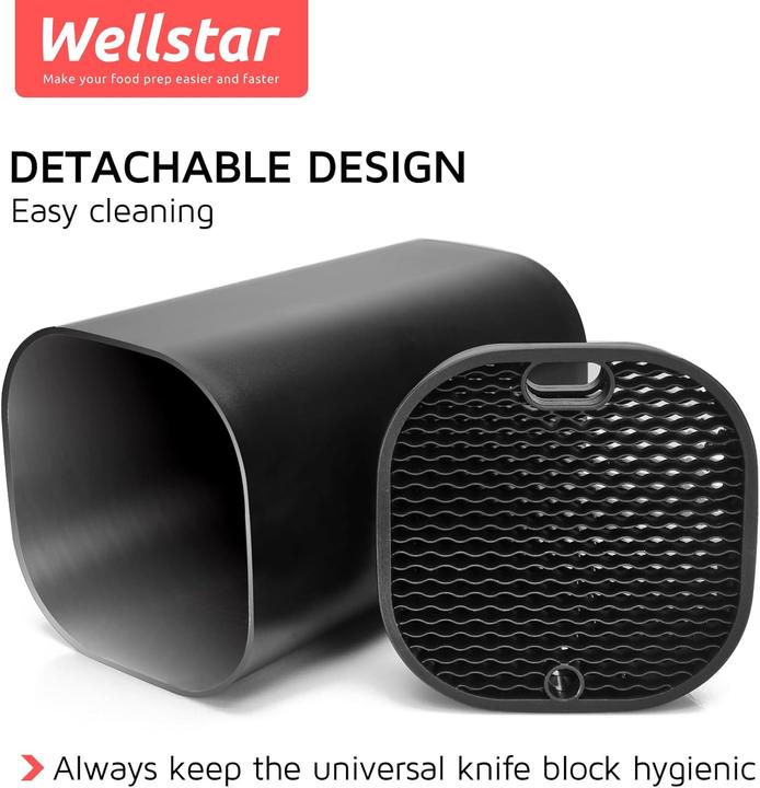 Actual product image Wellstar DS90453BK Knife holder
