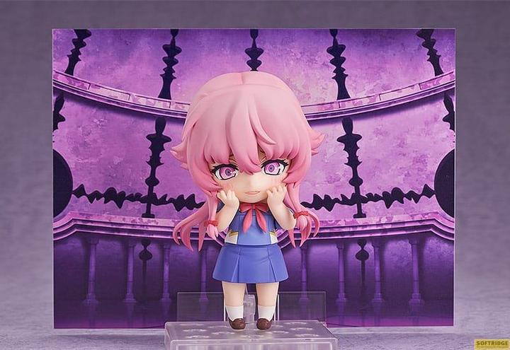 Actual product image Good Smile Company Mirai Nikki Nendoroid Action Figure Yuno Gasai 10 cm