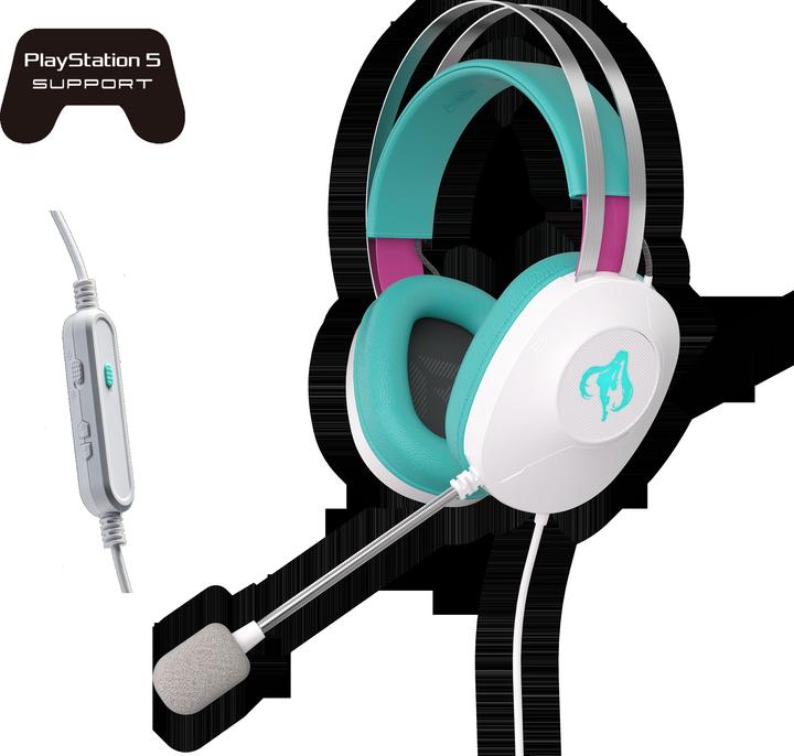 Actual product image ASUS TUF Gaming H1 Gen II Hatsune Miku Edition (Cable)