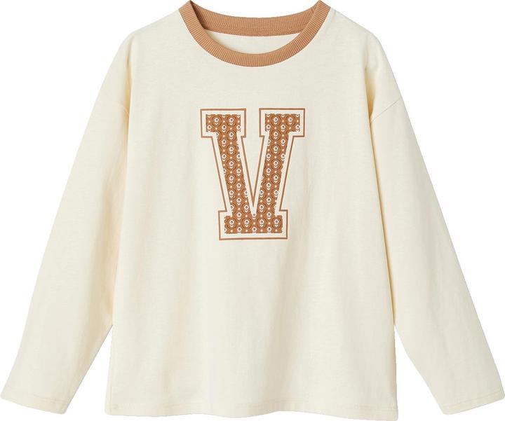 Actual product image Vertbaudet Mädchen Shirt mit Blumen-Schriftzug (86)