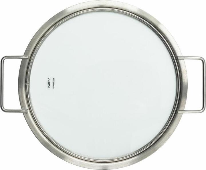 Produktbild Eva Solo Eva Trio - Glasdeckel - Brushed steel - 24 cm (24 cm, Glas, Metall)