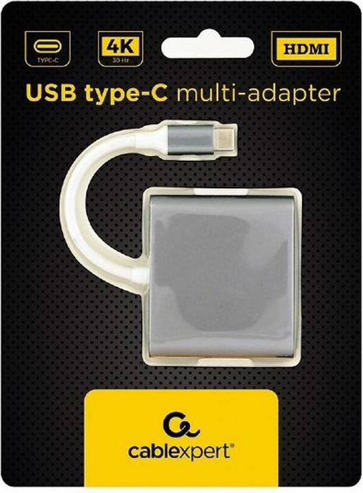 Produktbild Gembird A-CM-HDMIF-02-SG (USB-C, 3 Ports)