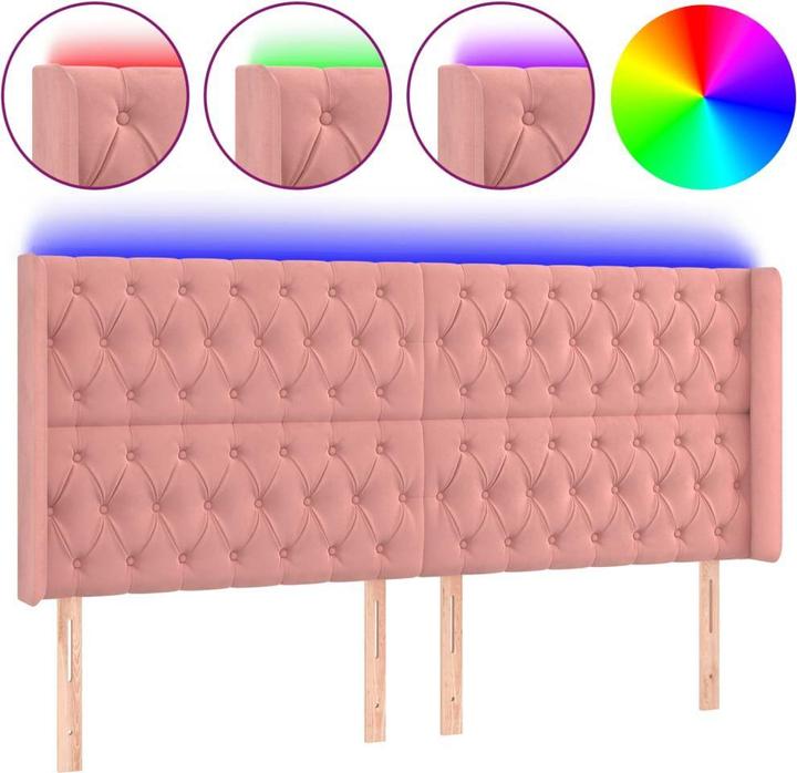 Immagine prodotto vidaXL LED Kopfteil (203 x 16 x 128 cm)