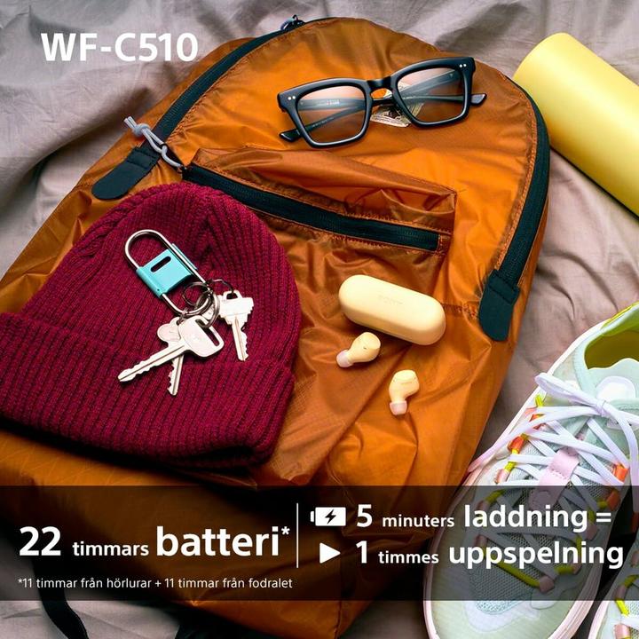 Immagine prodotto Sony WF-C510 (Nessuna cancellazione del rumore, 11 h, Senza fili)