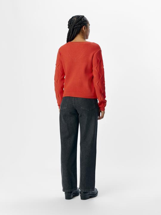 Produktbild Object Gemusterter Strickpullover (S)