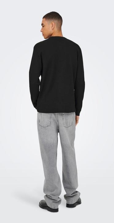 Actual product image Only & Sons Onstobie Reg Ls Henley Tee Noos (L)