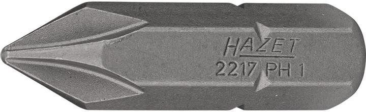 Image du produit HAZET Embout-tournevis (bit) 2217-PH1 ∙ Hexagone massif 8 (5/16 pouce) ∙ Profil Phillips PH ∙ PH1 (Croix Phillips PH)