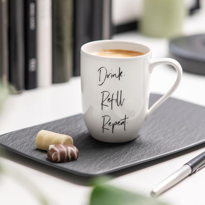 Produktbild Villeroy & Boch Becher mit Henkel Drink. Refill. Repeat. Statement (280 ml, 1 x)