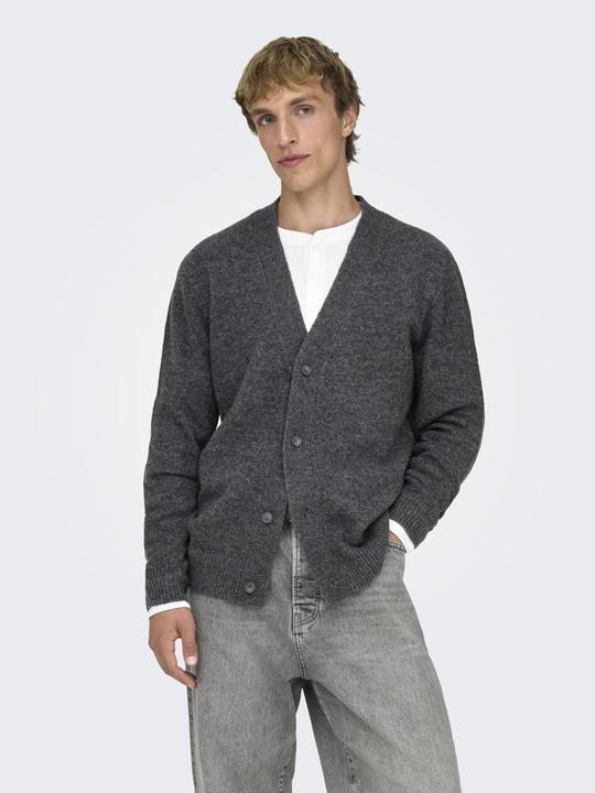 Produktbild Only & Sons Strickjacke ONSRAY Cardigan Knopfverschluss (M)