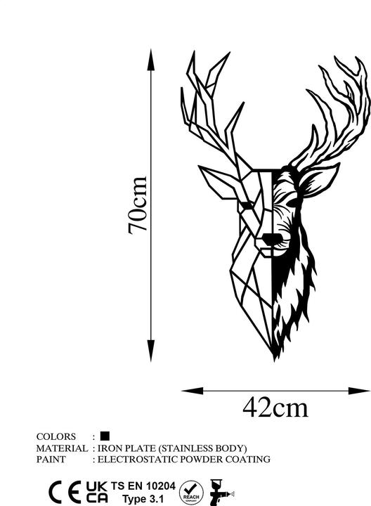 Actual product image Wallxpert Deer Whisper