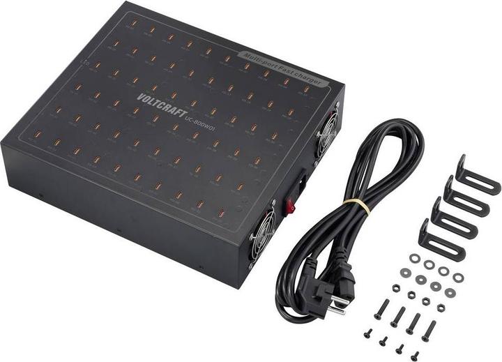 Produktbild Voltcraft UC-800W01 USB Ladegerät 800 W USB-C® USB PD Schwarz Innenbereich USB P (800 W)