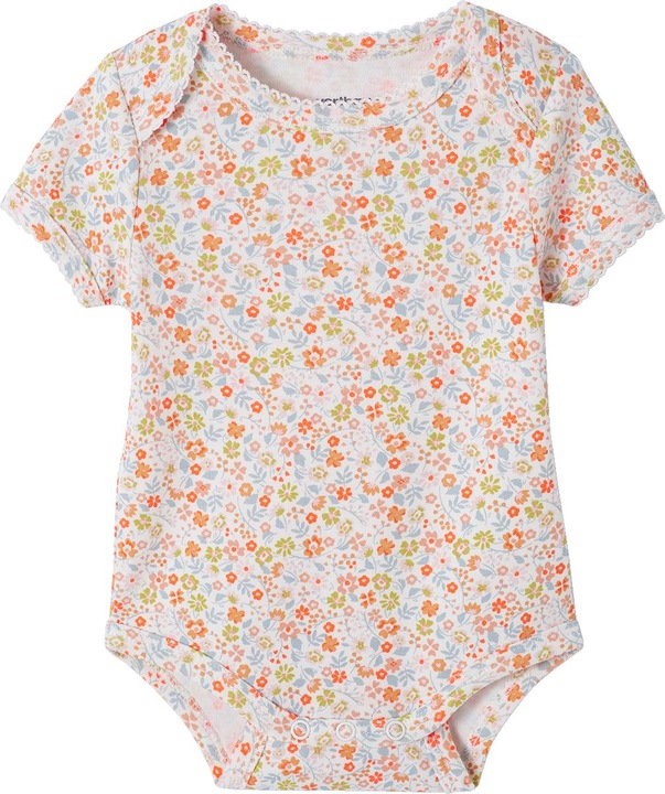 Actual product image Vertbaudet 3er-Pack mitwachsende Baby Schlupfbodys, Bio-Baumwolle Oeko-Tex (62)