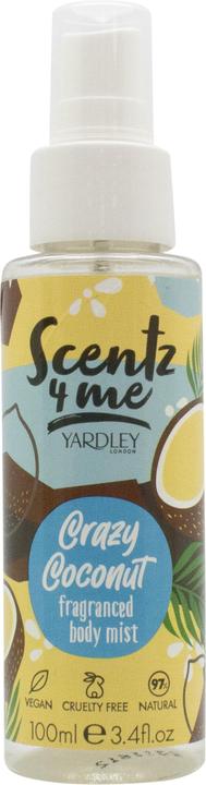 Immagine prodotto Yardley Scentz4me Set di nebulizzatori per tutto il corpo 5 x 100 ml - Cocco, Bacca, Marshmallow, Pera, Zest (Set per la cura del corpo)