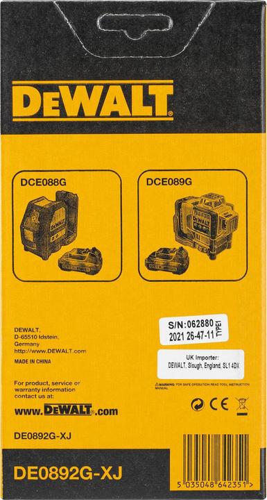 Produktbild DeWalt DE0892GXJ