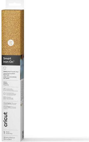 Actual product image Cricut Smartio Glitter Gold 13 In X 3 Ft