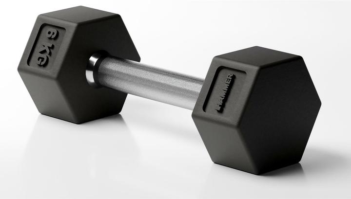 Actual product image Hammer Fitness HAMMER Kurzhantel Hexagon PRO 1 x 6 kg, Hantelart (1 x 6 kg)