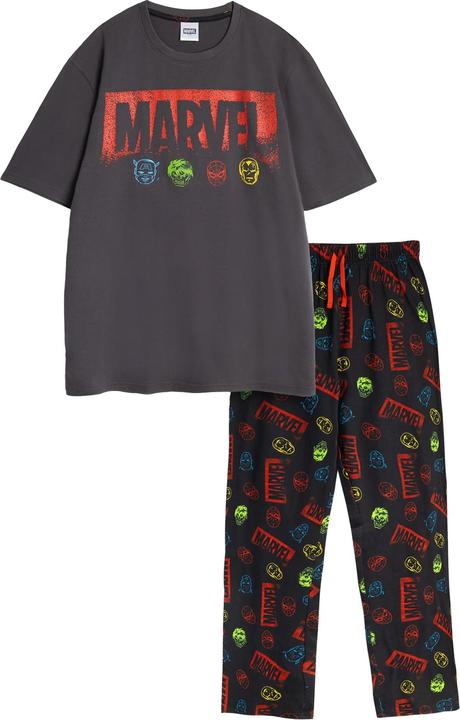 Produktbild Marvel Schlafanzug mit langer Hose kurzärmlig (XXL)