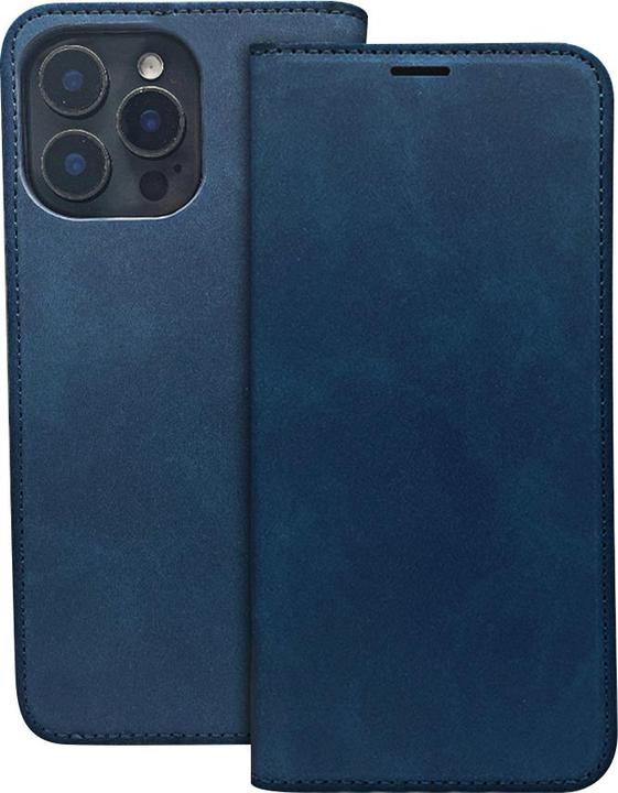 Produktbild OEM Smart Suede case for Samsung Galaxy S25 FE navy blue (Samsung Galaxy S25 FE)