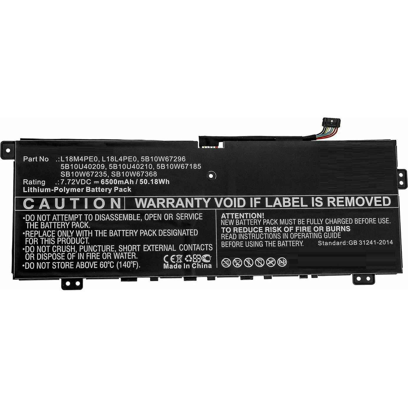 CoreParts Laptop Battery for Lenovo, Notebook Akku