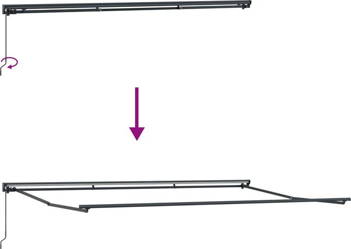 Produktbild vidaXL Einziehbare Markise (3 m)