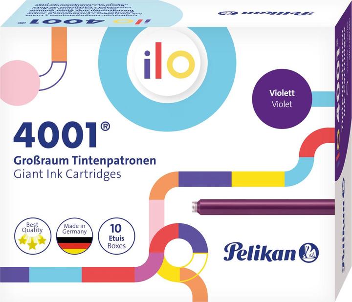Produktbild Pelikan Tintenpatrone Ilo Violett (5 Stück, Violett)